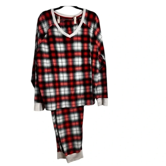 Cuddl duds velour fleece Christmas pajama set size xl extremely cozy and soft! - Picture 2 of 3